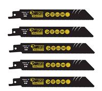 5 x SabreCut SCRS922BF_5 150 mm 14 TPI S922BF Lames de scie sabre à coupe rapide pour bois et métal compatibles avec Bosch Dewalt Makita et bien d'autres