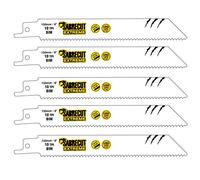 5 x SabreCut SCRS922HF_5 150 mm 10 TPI S922HF Coupe rapide du bois et du métal Lames de scie sabre compatibles avec Bosch Dewalt Makita et bien d'autres