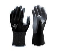 5 X SHOWA 370 Gants Précision Légers Flexibles À Poignée Nitrile Noir