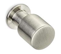 5 x SO-TECH® Bouton de meuble Acier inoxydable Poignée de Tiroir rond EK05 | Matériau solide | Ø 25 x H 35 mm