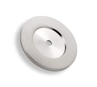 5 x So-Tech® Plaque de Soutien Ø 52 mm Vrai Acier INOX pour Arrêt-Porte Topper