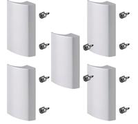 5 x SOTECH Poignée de porte de balcon SEJA II aluminium anodisé 85 x 40 x 20 mm Poignée de porte de terrasse