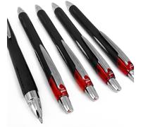 5 X Stylo Rollerball Rétractable Uni-Ball SXN-210 Premium 1,0 Mm - Encre Rouge