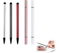 5 x Stylus for Tablets, Stylus Pens for Mobile Phones, Double-Ended Capacitive Stylus, Resistive Stylus for Touch Screen, Compatible with Computers, Mobile Phones and Tablets, a, a