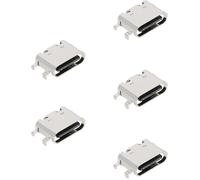 5 X Type C Female Usb C 4 Pin Charging Socket Plug Compatible With Alcatel 1t 10 8092 Tablet