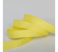 5 yards 7mm 10mm 15mm 20mm 25mm 38mm ruban gros-grain uni en polyester pour envelopper bricolage décoration de fête d'arc de cheveux-jaune-20mm