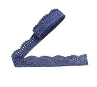 5 Yards/lot Lace Ribbon Tape 40mm Trim Underwear Dress DIY Clothing Accessories(Royal blue)