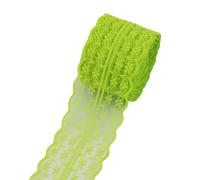 (5 Yards/roll) 45mm White Lace Fabric Webbing Decoration Packing Material(Fruit Green)