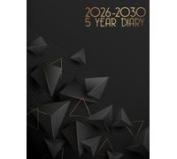 5 Year Diary 2026-2030: Month to View Calendar from January 2026 to December 2030 || 60 Months Schedule Organiser with Holidays & Inspirational Quotes Floral Cover - UK Edition