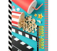 5-Year Monthly Planner 2026-2030: Dated Large / 60 Month Agenda / With Notes Pages - To Do List / Film Cinema Theater Themed - Movie Night Cover Design