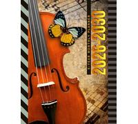 5-Year Monthly Planner 2026-2030: Dated Large / 60 Month Agenda / With Notes Pages - To Do List / Violin - Violinist Musical Instrument Art Cover Design