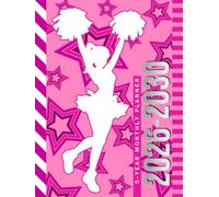 5-Year Monthly Planner 2026-2030: Hardcover / Dated Large / 60 Month Agenda / With Notes Pages - To Do List / Pink White Cheer Gift for Cheerleader - Team - Captain - Coach