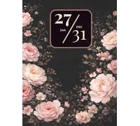 5 Year Monthly Planner 2027-2031: Floral Large 8.5 x 11 Sunday Start 60 Months Calendar with Holidays, Goals, Quarterly Reviews & Habit Tracker