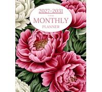 5 Year Monthly Planner 2027-2031: Large Calendar Schedule Organizer with Canada Holidays|From January 2027 to December 2031|Floral Cover