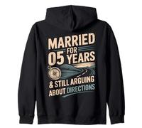 5 Year Of Marriage - 5 Years Married Sweat à Capuche