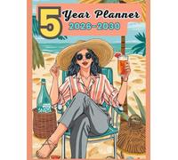 5-Year Undated Life Planner: Monthly Organizer for Women with Password Log, Contact List, Meeting Tracker & Goal Pages - Simple, Practical & Designed for Real Life
