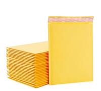 50/10 enveloppes à bulles kraft, sacs d'expédition adhésifs étanches for emballage professionnel(50PCS,11x15cm)