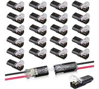 50/100/150 Pack Quick-Clip Fasteners, Double - Wire Plug-in Connector With Locking Buckle (150PCS)