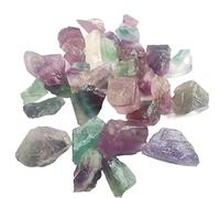 50-100 g d'huiles de diffuseur de fluorite naturelles colorées cristal de fluorite pierre de cristal de quartz pierre ment zoczkgzd (taille : 2-4 cm 100 g)