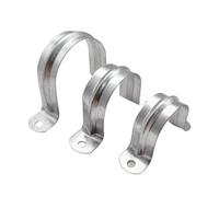 50/100 pièces 16/20/25/32/40/50Mm en alliage d'aluminium fer en forme de U boucle carte selle carte fixe tuyau d'eau pince fixe boucle selle(20mm 50pcs)