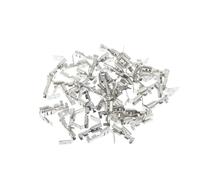 50/100 pièces 6.3mm 4.8mm Sangle Anti-Retour Ressort autobloquant bornier pressé à Froid Fil cuivre Joint(6.3mm 50pcs)