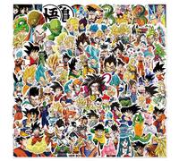 50/100 Pièces Anime Dragon Ball Autocollants Pour Enfants Bricolage Graffiti Skateboard Ordinateur Portable Bouteille D'eau Moto Dessin Animé Jouet Décalcomanies Autocollant.100pcs Style3.