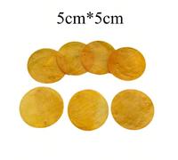 50/100 pièces Disques ronds bleus à double trou en coquille de miroir de 5 cm, morceaux de coquille de nacre colorés pour artisanat DIY, art de la coquille, décoration de mariage, accessoires de ridea