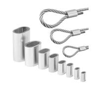 50-100 pièces M0.8-M5 en acier inoxydable conduit de câble double trou serre-câble sertissage matériel corde(0.8mm-100PCS)
