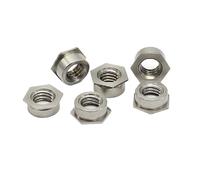 50-100 Pièces M2 .5 M3 M4 M5 M6 Écrou Affleurant Auto-agrippant 304 Écrous Affleurants En Acier Inoxydable À Insertion Auto-serrant(50pcs FS-M6-2)