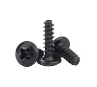 50/100 vis autotaraudeuses à tête cruciforme M3 .5 M4* en acier nickelé/zingué noir(Black Zinc Plated/8mm,M4 (50pcs))