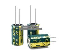 50-1000pcs 10V 16V 25V 35V 50V 400V High Frequency Low Aluminum Capacitor 100UF 220UF 330UF 470UF 680UF 1000UF 2200UF 3300UF NWPNLXEA(25V220UF 1000PCS)