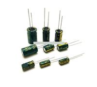 50-1000pcs High Frequency Low Aluminum Capacitor 10V 16V 25V 35V 50V 400V 100UF 220UF 330UF 470UF 680UF 1000UF 2200UF 3300UF NWPNLXEA(100V220UF 200PCS)