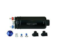 50-1005 400LPH Débit en ligne, pompe à carburant, kit E85 0580254044 + support de filtre à carburant 60MM + 、(AEM Yellow Label)