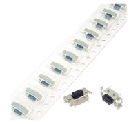 50/100PCS DC12V 50mA Tact Switch Touch 3 * 6 * 3.5 3x6x3.5 SMD For MP3 MP4 Tablet PC Button Bluetooth Headset Remote Control NWPNLXEA(Braid,50PCS)