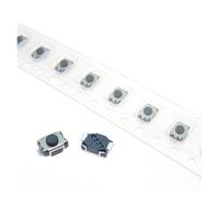 50/100PCS/LOT 3 * 4 * 2 mm SMD Switch 4 Pin 2Pin Touch Switch Tact Push Button Switches 3x4x2H Buttons NWPNLXEA(2PIN braid,50PCS)