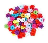 50-100PCS Random Mixed Decorative Buttons Lovely Conveyance Double Holes Mix Sewing Wooden Plastic Buttons Flatblck Scrapbooking(12mm 50pcs)