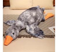 50-160 cm - Grand canard en peluche douce - Coussin pour enfants et filles - Gris - 160 cm