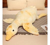 50-160 cm - Grand canard en peluche douce - Coussin pour enfants et filles - Jaune - 50 cm
