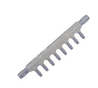 50~1pcs 8-4mm 6~10ways PP Plastic Connectors Micro Irrigation Pipe Splitters Fish Tank Air Pump Aerator Hose Distributors(8-4mm Side 10ways,5pcs)