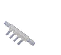 50~1pcs 8-4mm 6~10ways PP Plastic Connectors Micro Irrigation Pipe Splitters Fish Tank Air Pump Aerator Hose Distributors(8-4mm Side 6ways,30pcs)