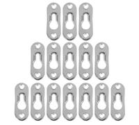 50/20/10 Pièces Cintres Photo 45mmX16mm Attaches De Cintre En Métal for Cadre Meuble Armoire Accessoire + Vis pour Fixation Cadres Photos Miroirs Œuvres art(20pcs)
