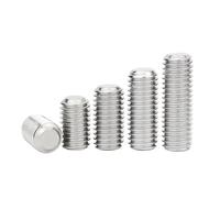 50/20/10 pièces M1.6 M2 .5 M3 M4 M5 M6 M8 DIN913 304 vis à douille hexagonale en acier inoxydable-boulons sans tête for diverses Applications(30mm,M4 (20pcs))