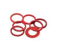 50/200 pièces M2 M2.5 M3 M4 M5 M6 M8 M10 M12 M14 M16 papier en acier rouge isolant plat rondelle isolation joint uni tampon anneau entretoise(50pcs M16x20x1.5mm)