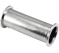50-200mm Longueur Kf16 Kf25 Kf40 Kf50 Tube De Bobine Droite Raccord De Tuyau D’Aspiration Sanitaire Sus 304 Acier Inoxydable, Kf - Length, KF25-70mm