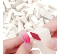 50/30/10/2 pièces Éponges de blanchiment des ongles, éponges d'art des ongles dégradées multi-faces, tampon d'éponge correcteur de maquillage, doux et réutilisable, pour créer des dégradés et mélanger