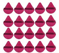 50/30/10/5/1 pièce Tampon de poudre triangulaire en velours, outil de maquillage pour le visage, tampon de poudre réutilisable, éponge de maquillage, ensemble de tampons de poudre, petit outil de maqu