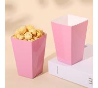 50/30/24/12 pièces/10 pièces Boîtes à pop-corn roses, boîtes à pop-corn mini de 2 x 4,5 x 3 pouces pour la décoration de la Saint-Valentin et la soirée cinéma 50 pièces,100 pieces,30 pièces,10 pièces,
