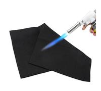 50 × 30 cm Tapis Anti Feu, Tapis de Protection pour Soudage Ignifuge, Tapi Résistant à la Chaleur Jusqu‘à 800 °C, Feutre de Carbone Tapis Ignifuge Cheminée, pour Protégé Contre les Étincelles