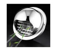 Ø50-300mm,Grille d'Aération Ronde Hotte,Grille de Ventilation,Bouchon Rond en Acier Inoxydable 304,Grille Inox,Grille de Hotte Intempéries,Aeration,Durable,Respirant (80mm/3.14in)