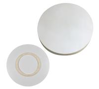 50/60/70/80/90cm Grand Plateau Tournant Lazy Susan Plateau De Service Rotative Pour Table À Manger Table Tournante En Bois 360° Plateau Rotatif D'affichage Pour Les Banquets(White,20in/50cm)